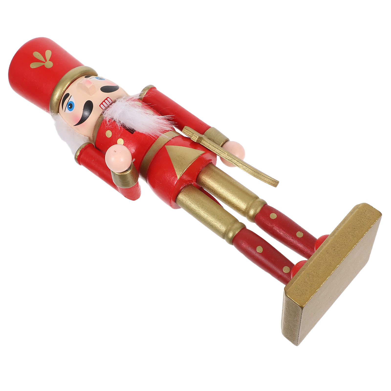 Nutcracker Figurine - Christmas Nutcracker Soldier Figurine Ornaments Wooden