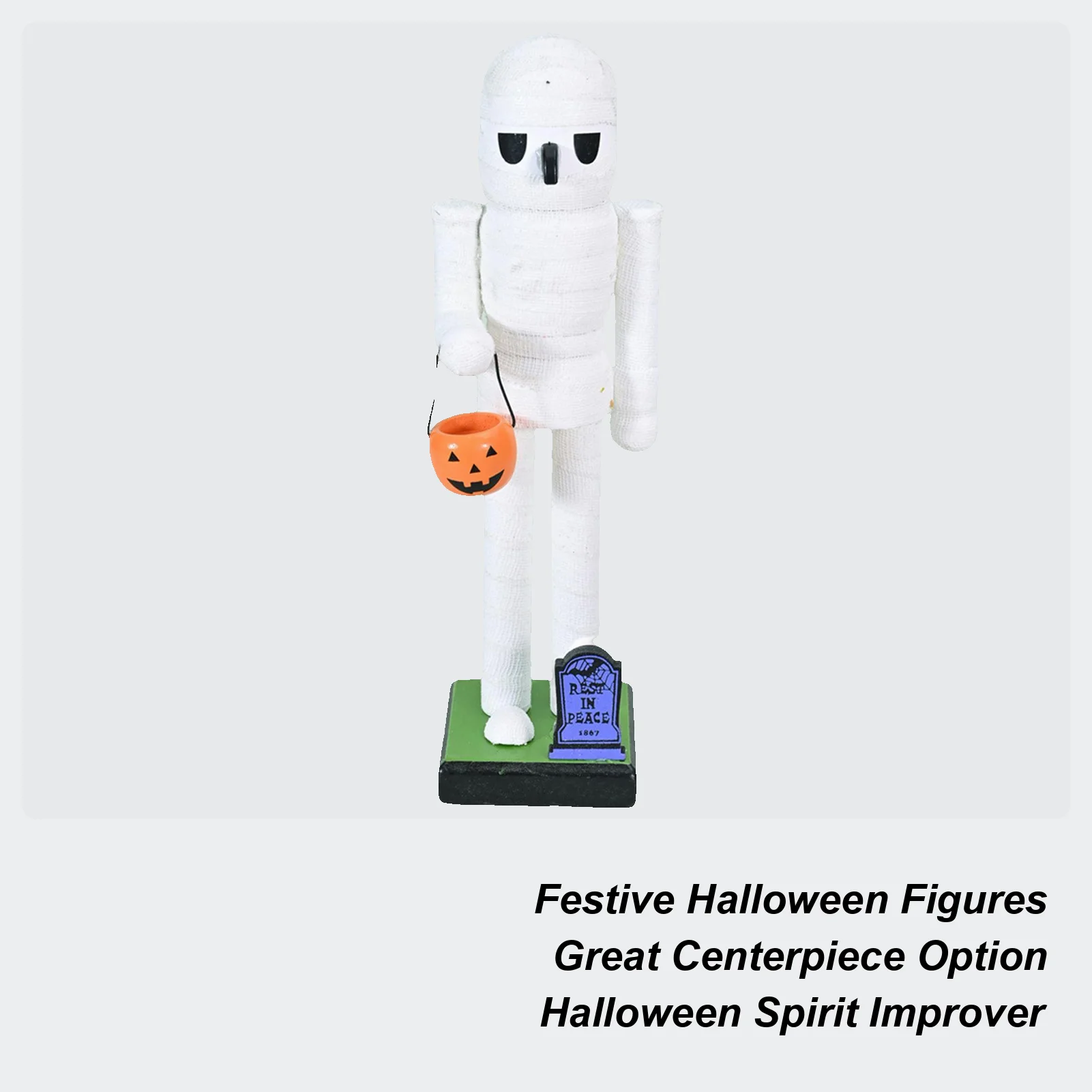 Nutcracker Figurine - Skeleton Halloween Nutcracker Desktop Pumpkin Witch