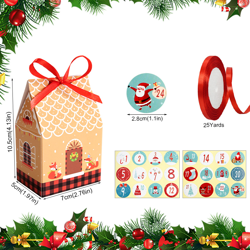 24Sets Christmas Advent Calend - Advent Calendar Gift 评论和价格