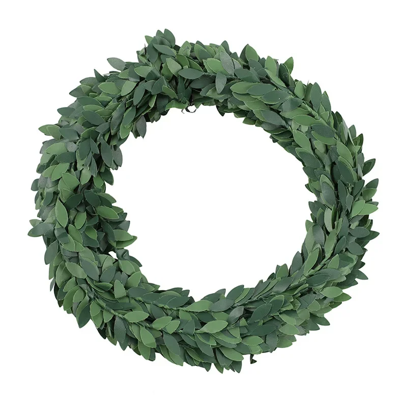 7 Meters Iron Wire Green Leaf  - Christmas Wreath Fake 评论和价格