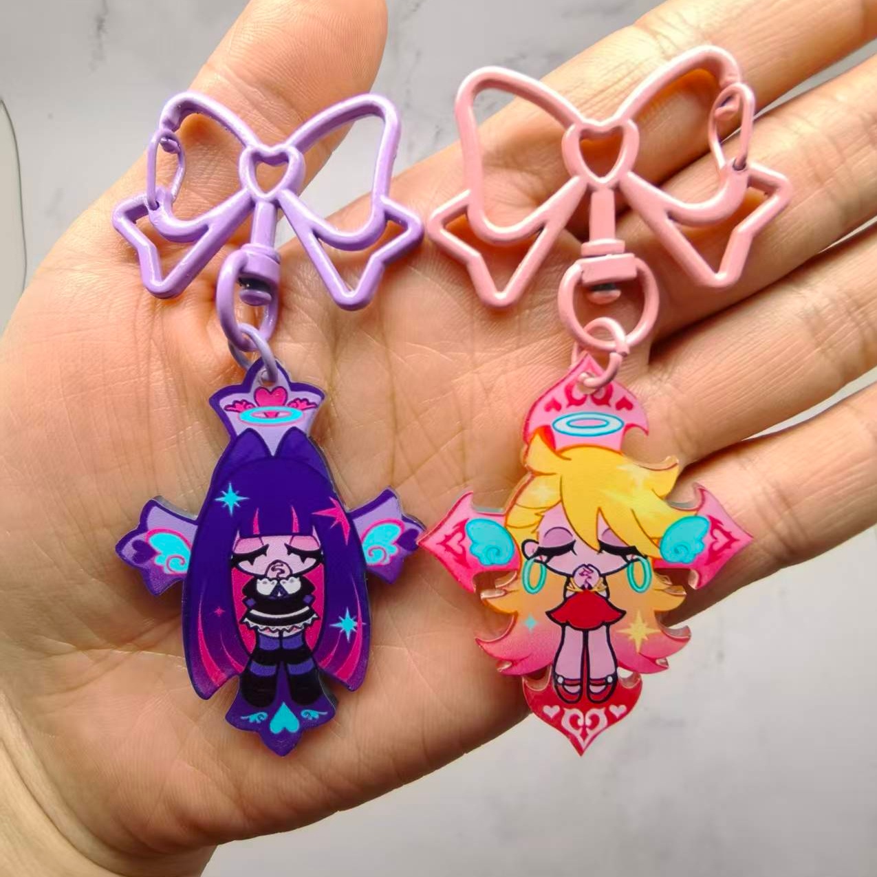 Anime Panty & Stocking with Ga - Christmas Stocking Hanging 评论和价格