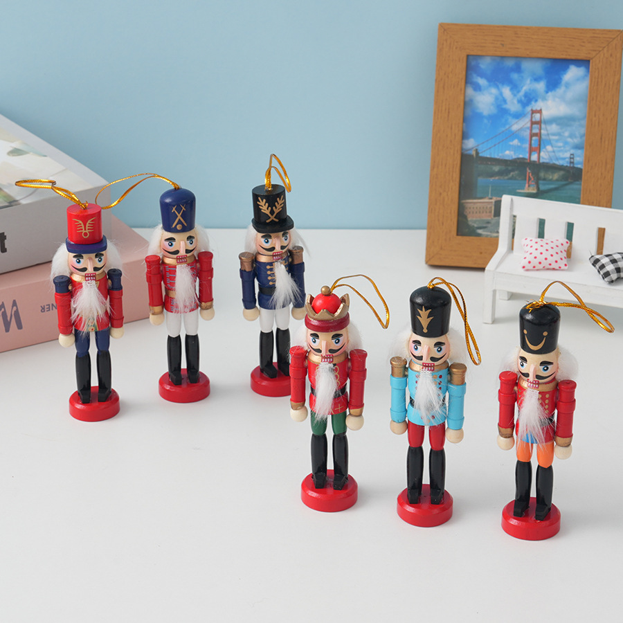 6pcs Christmas Nutcracker Wood - Nutcracker Figurine 评论和价格