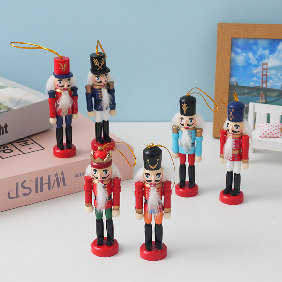 6pcs Christmas Nutcracker Wood - Nutcracker Figurine 评论和价格