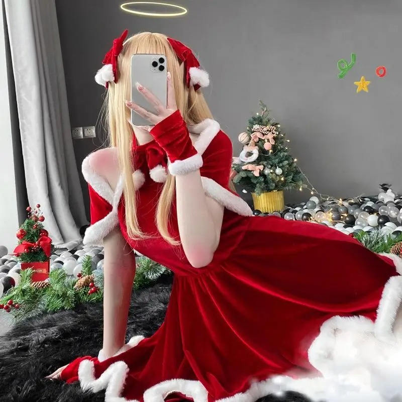 Christmas Cosplay Costume Dres - Elf Costume Christmas 评论和价格