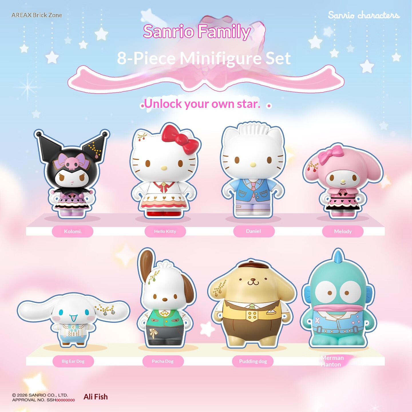 Areax Sanrio Characters Buildi - Lego Set Technic 评论和价格