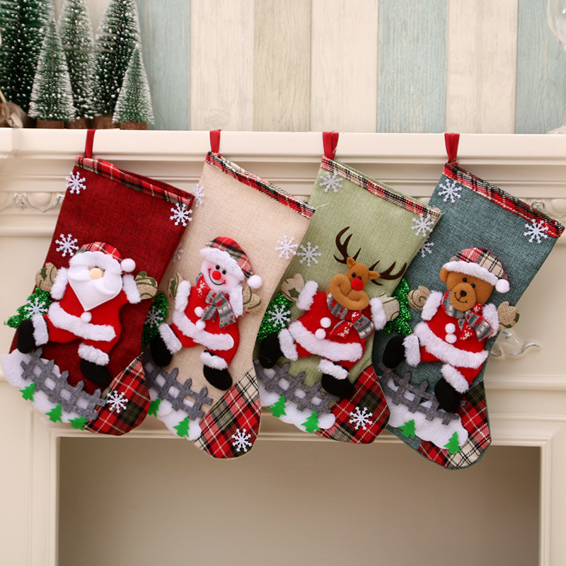 31cm Large Christmas Stockings - Christmas Stocking Hanging 评论和价格