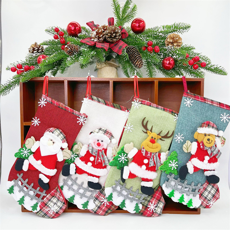 31cm Large Christmas Stockings - Christmas Stocking Hanging 评论和价格