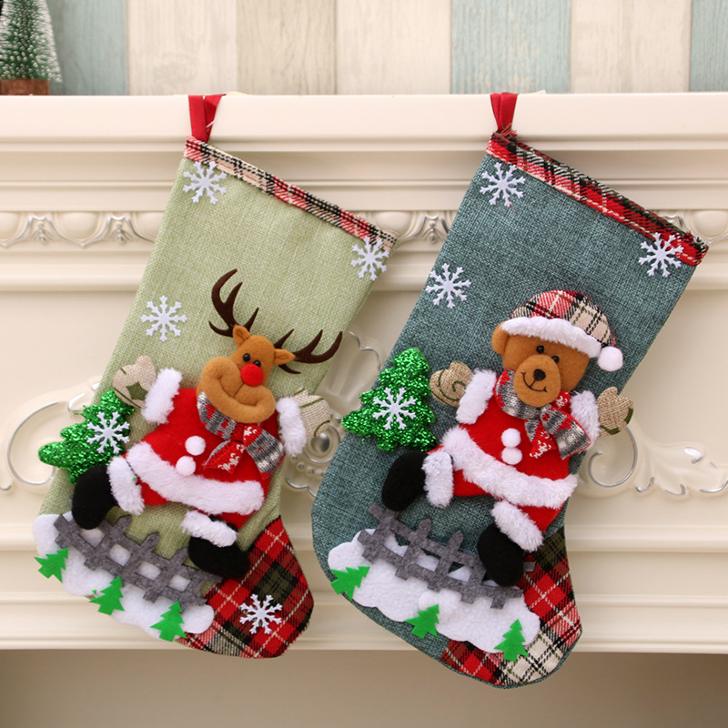 31cm Large Christmas Stockings - Christmas Stocking Hanging 评论和价格