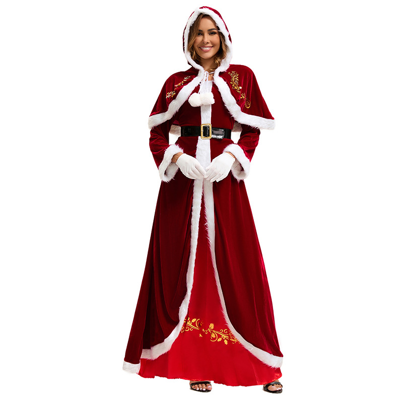 Christmas Santa Costume Long S - Elf Costume Christmas 评论和价格