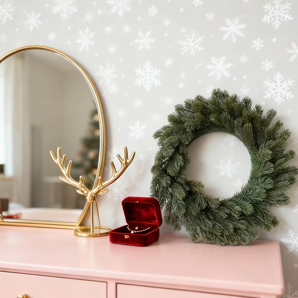 Artificial Pine Wreath Plant C - Christmas Wreath Fake 评论和价格